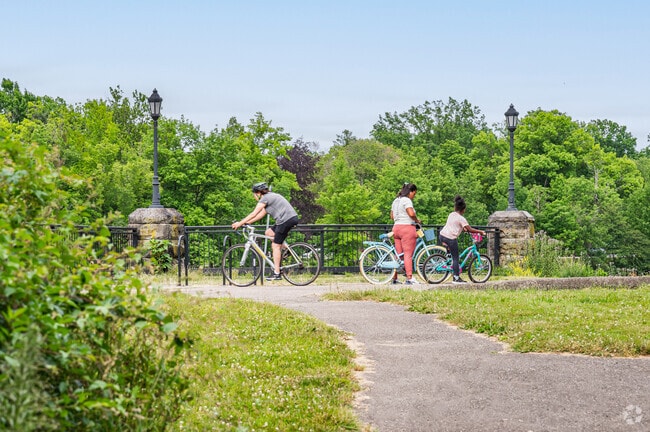 There are many bike trails throughout Shaker Heights.