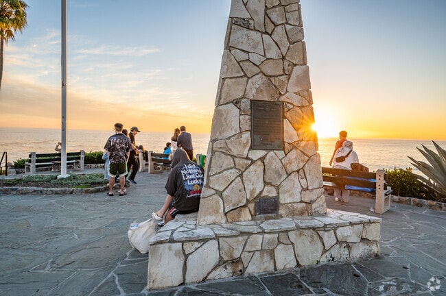 Monument Point in Laguna Beach is a great spot to enjoy the sunset.