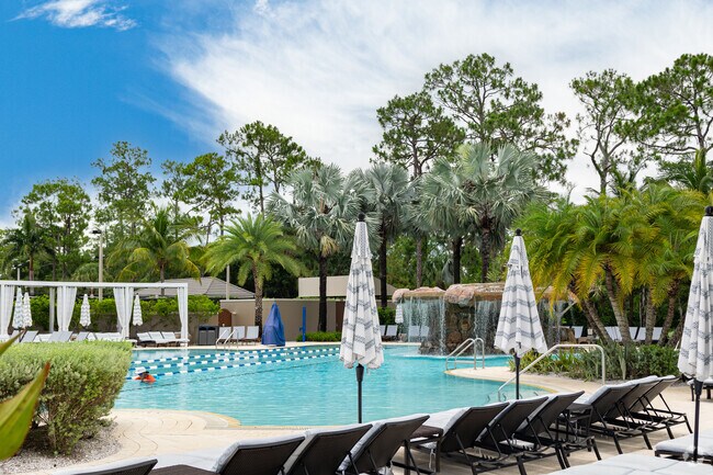 Grey Oaks has a large community pool, and several others around the property.