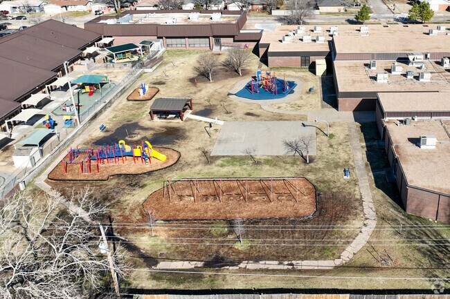 Disney Elementary School provides students lots of space to run and play outside.