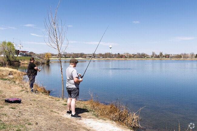 Go fishing at Mann-Nyholt Lake by Holly Crossing.