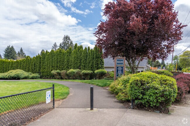 Walnut Grove park offers paved walking paths throughout the park.