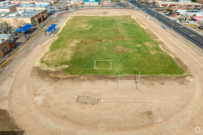 Large grass field at Wilson Middle School.