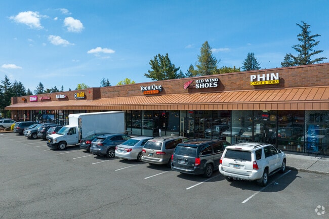 Strip malls with a variety of retail spaces in Powellhurst-Gilbert is a perfect place for locals to shop.