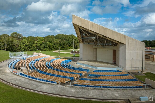 The Amphitheater at Tom Bass Regional Park hosts concerts in Houston.