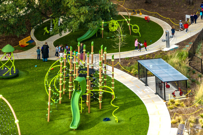 The playground at Parish Episcopal School is a place for much needed breaks.