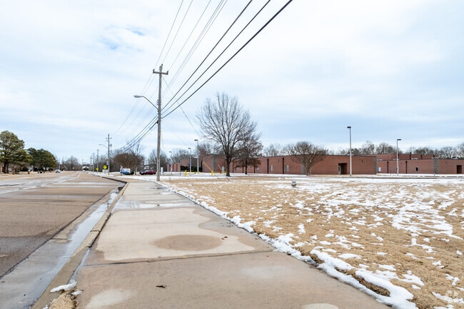 Sidewalks make getting to Crosswind Elementary School in Collierville a breeze.