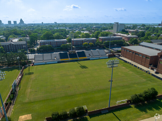 The Middle College at the University of North Carolina-Greensboro also has a large soccer field.