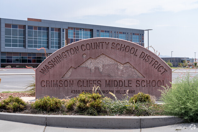 Crimson Cliffs Middle School is located in St. George, Utah.