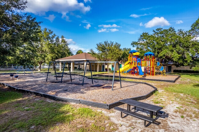 Take a break from learning and enjoy the Palma Sola Elementary School playground.