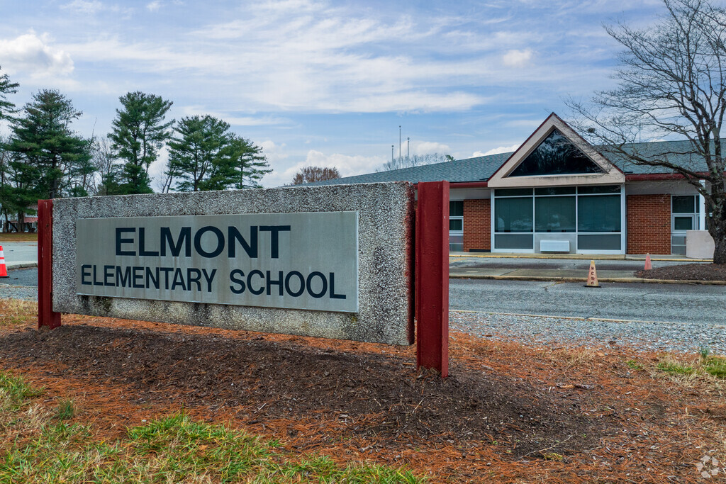 Entrance to Elmont Elementary School.