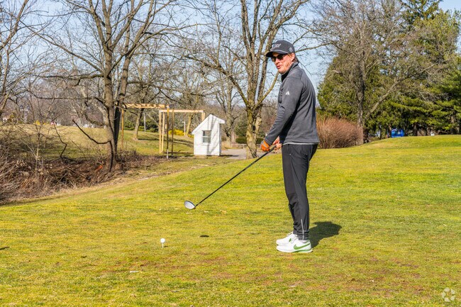 Golfers enjoy scenic fairways at PineCrest Country Club in Montgomery Township.