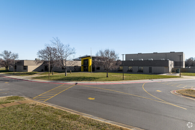 This is the front of Wheatland Elementary School.