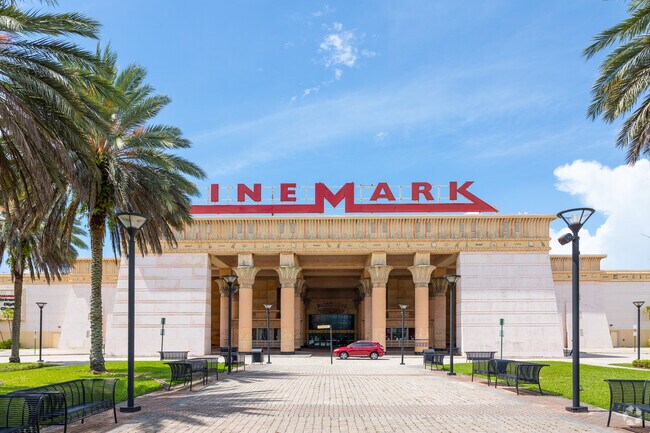 Cinemark movie theatre is one of the largest in South Florida.
