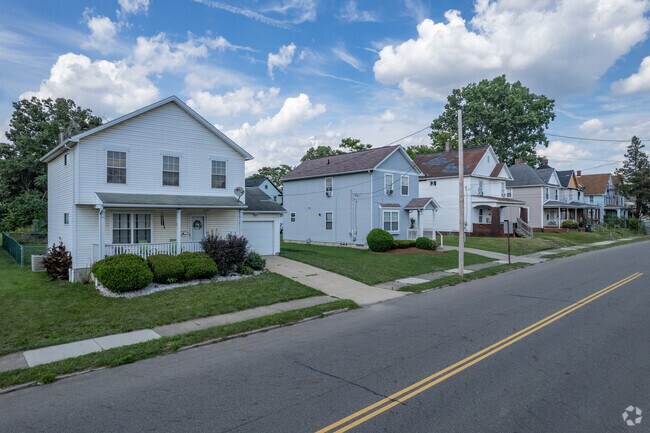 Single family two-story homes line the streets of Southwest Association of Neighbors.