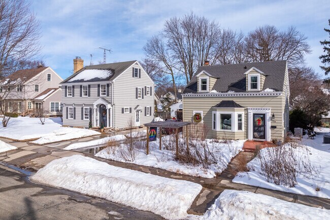 Doty Island in Menasha has a wonderful selection of homes, like Cape Cods or Colonials.