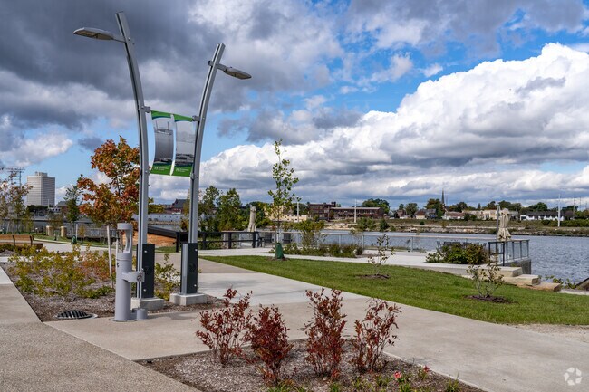Walk or bike along the Maumee River at the Glass City Metro Park in East Toledo.