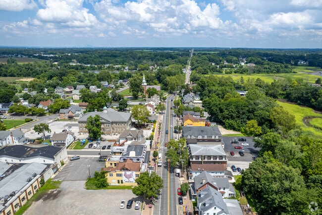 Kings Highway cuts through the center of town in Woolwich Township.