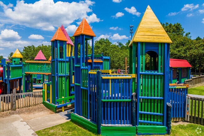 Kelly Road Park has a colorful playground for younger children.