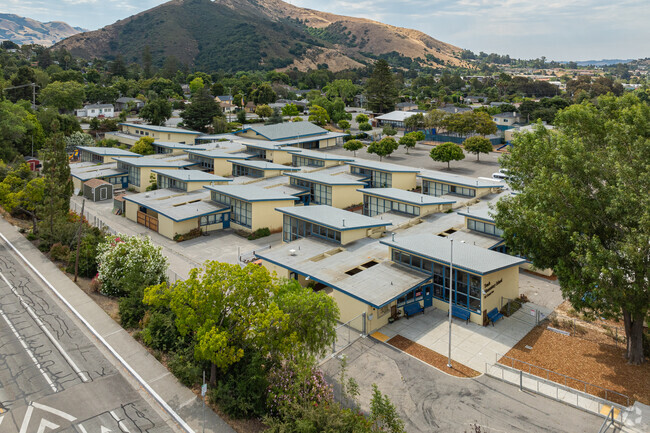 The campus of Teach Elementary School is overshadowed by the hills of San Luis Obispo.