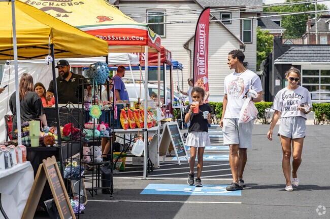 Residents of Chartiers Township visit the near by Canonsburg Farmers Market for fresh produce.