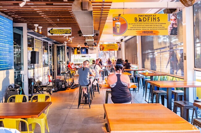 Badfins serves a variety of dishes from tacos to pub fare in Clearwater Beach.