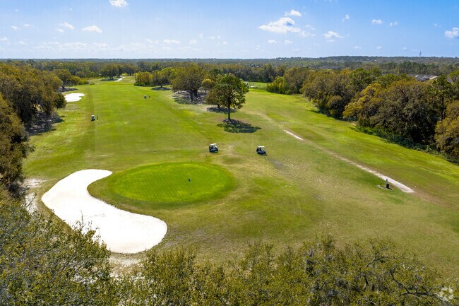 Sanlan Golf Course is well maintained and perfect for a friendly competition.