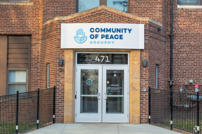 Residents in the area in grades Pre-K-4th grade can attend Community Of Peace Academy.