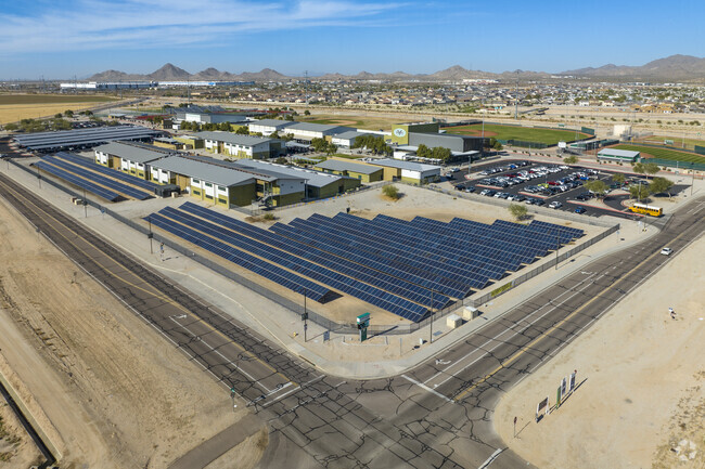 Buckeye’s Youngker High School produces a lot of solar power.