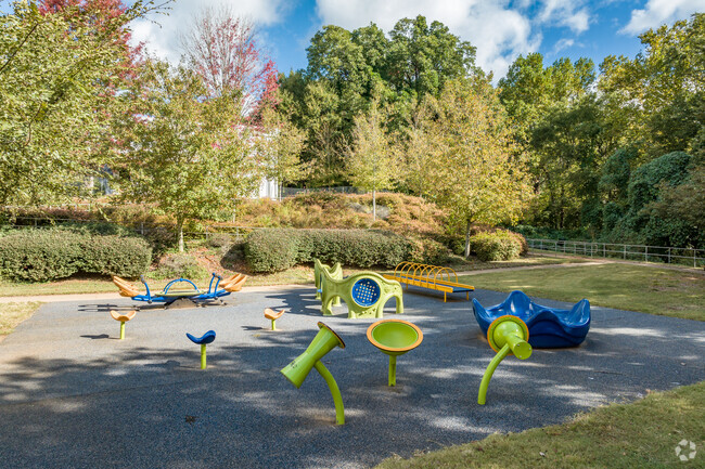 Toomer Elementary School has a playground for the students.