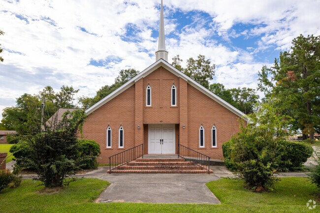 Mt. Olive Baptist Church is a beautifully designed building in Bethune-Eastside-Rowan.