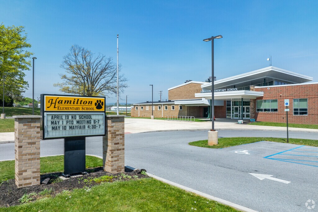 Hamilton Elementary School has 381 students.