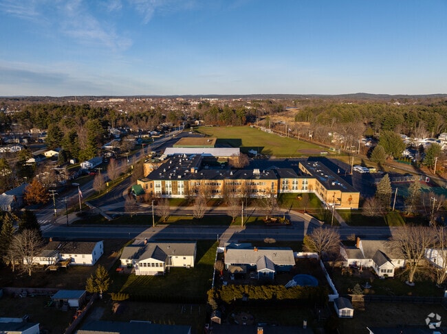 Bishop Guertin High School in Nashua, NH serves grades 9-12.