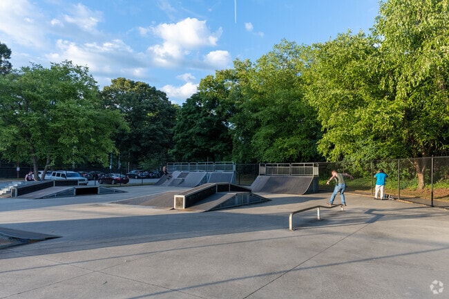 The skate park at Fourth of July Park is a popular place to perfect your skills.