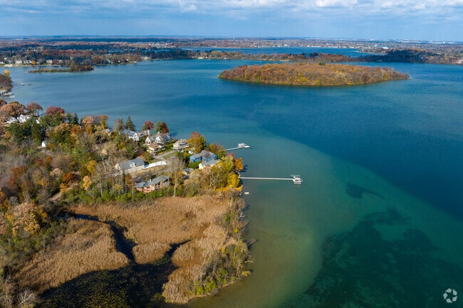 Luxury lakefront listings in Orchard Lake Village range from $1.2M to nearly $6M, with sizes exceeding 12,000 square feet.