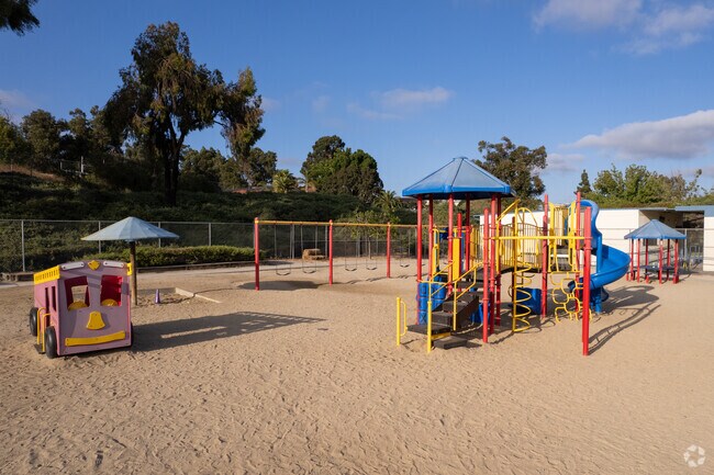 This playground for kids to have fun at Lake Elementary School in Vista.