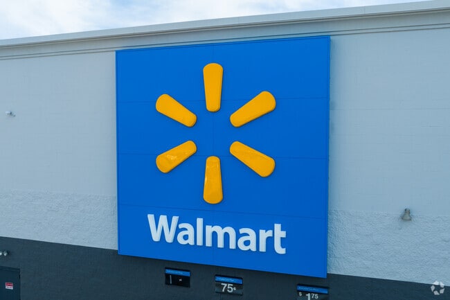 A Walmart is found in the center of town of Carbon Cliff.