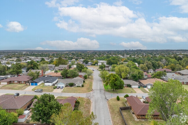 With minimal sidewalks, Knights Lake features wide roads for walking and biking.