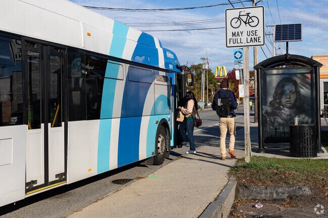 Commute all around Portland on a city bus from Oakdale.