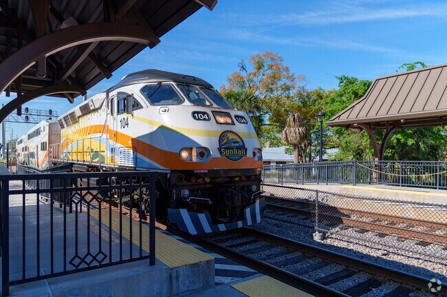 Hop aboard SunRail, minutes from Highlands, for your transportation needs.