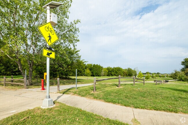 Osage Prarie Trails is the perfect place for joggers and cyclists to enjoy the lush scenery.
