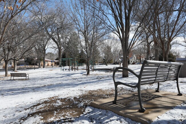 Spruce Park offers green space and recreation for the Sycamore community.