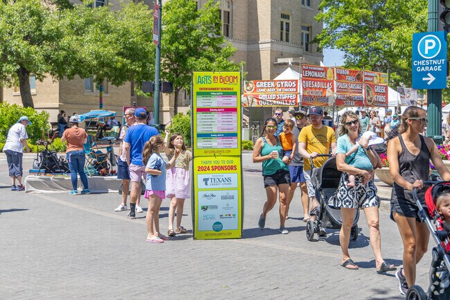 Downtown McKinney welcomes the public to come enjoy its annual Arts in Bloom Festival.