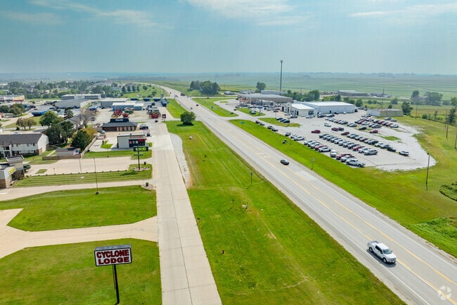 U.S. Route 59 and Iowa Highway 44 intersect in Harlan, providing residents with commuting options.