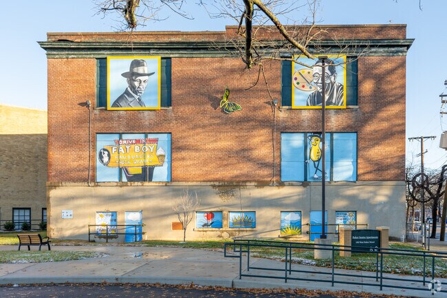 Colorful public art can be seen displayed in the Gilpin community.