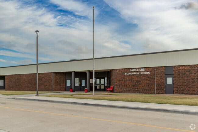 Parkland Elementary School is located at 2201 Cornwell Drive in Yukon, Oklahoma.