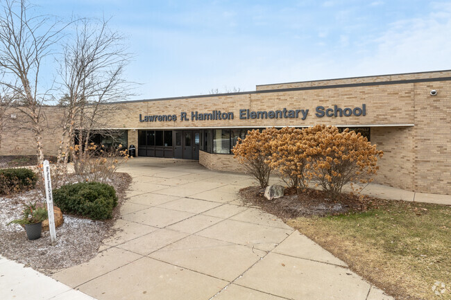 Hamilton Elementary School entrance.