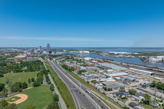Mobile ship builders are strategically positioned near the Gulf of Mexico.