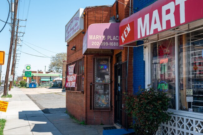 Mary's Place serves as the only locally owned restaurant in the Deanwood neighborhood.
