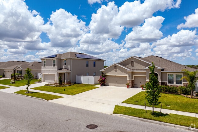 Large new construction homes, both single and two-story, are readily available in Neo City.